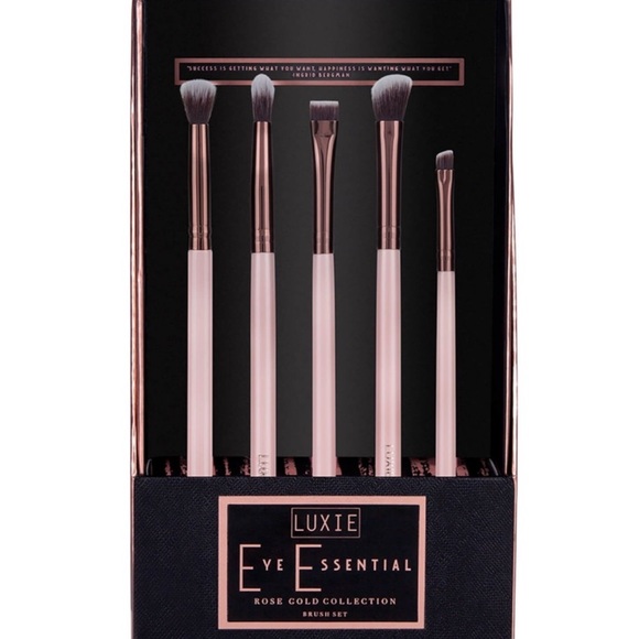 Luxie Rose Gold Collection Eye Essential Brush Set - Picture 5 of 7